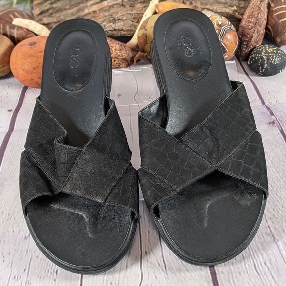 Logo by Lori Goldstein 'Jill' Leather Sandals - Picture 2 of 10